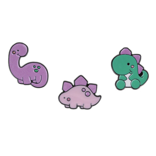 PIN051 - Pin Badges - Cute Dinos