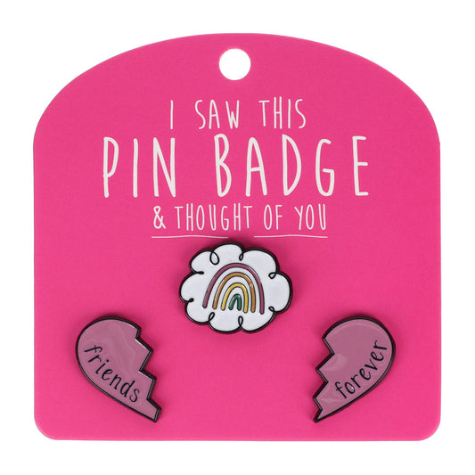 PIN052 - Pin Badges - Friends Forever