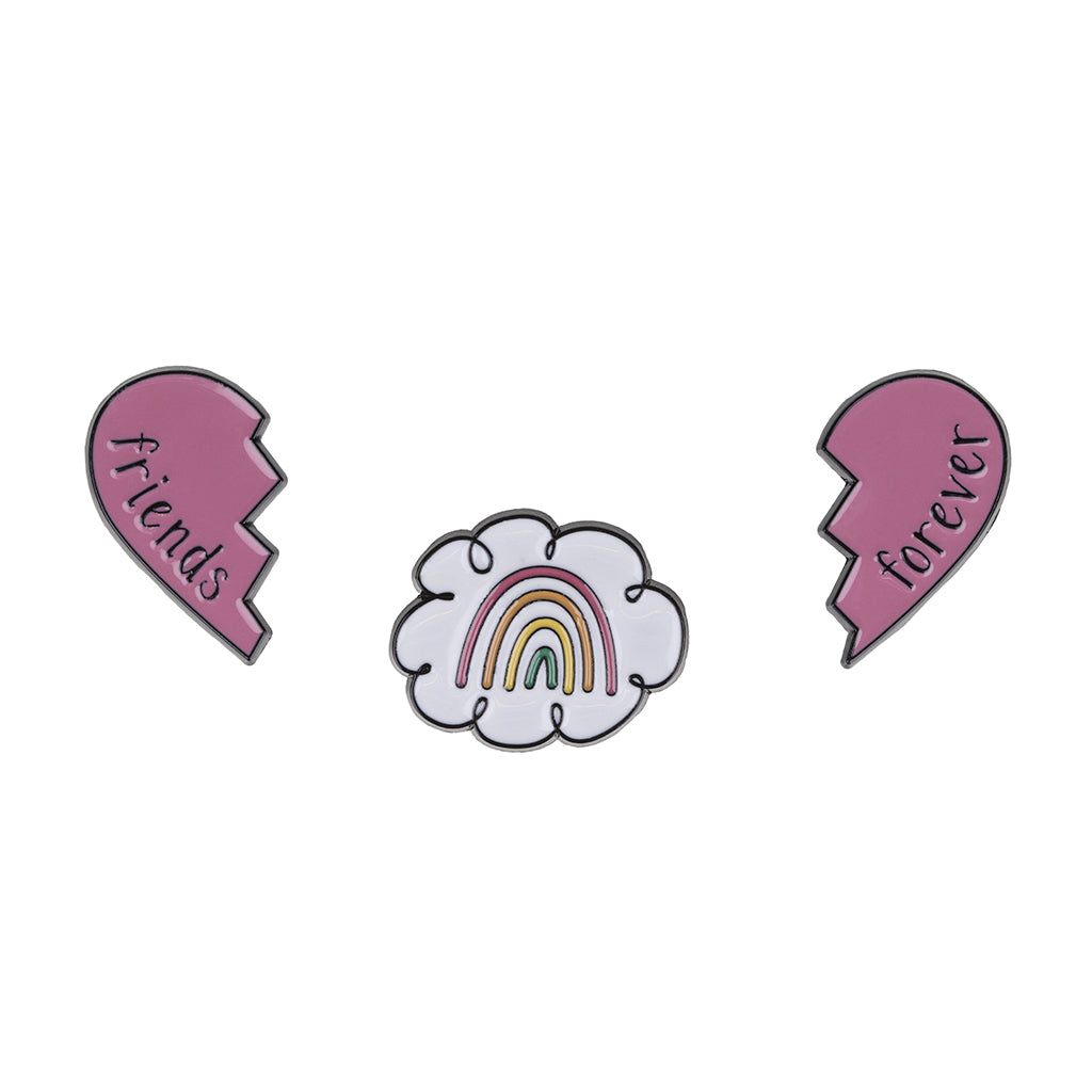 PIN052 - Pin Badges - Friends Forever