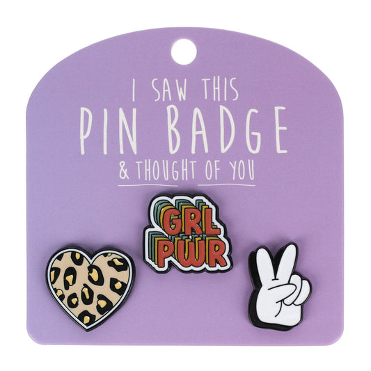 Pin Badges - GRL PWR