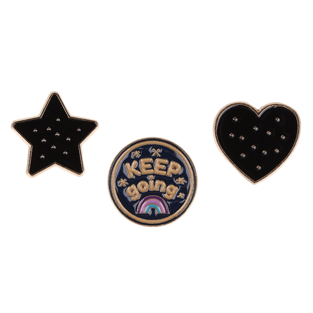 PIN062 - Pin Badges - Keep Going
