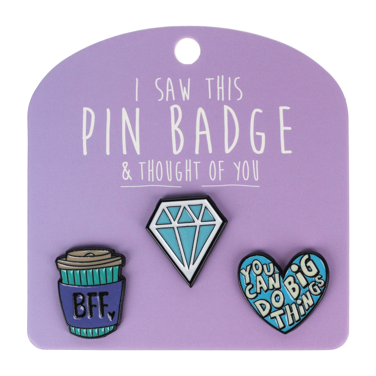 PIN063 - Pin Badges - Diamon Blue Cup