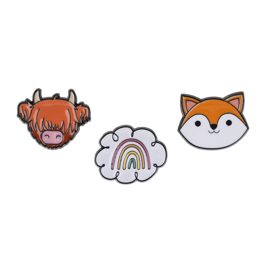 Pin Badges - Highland Cow