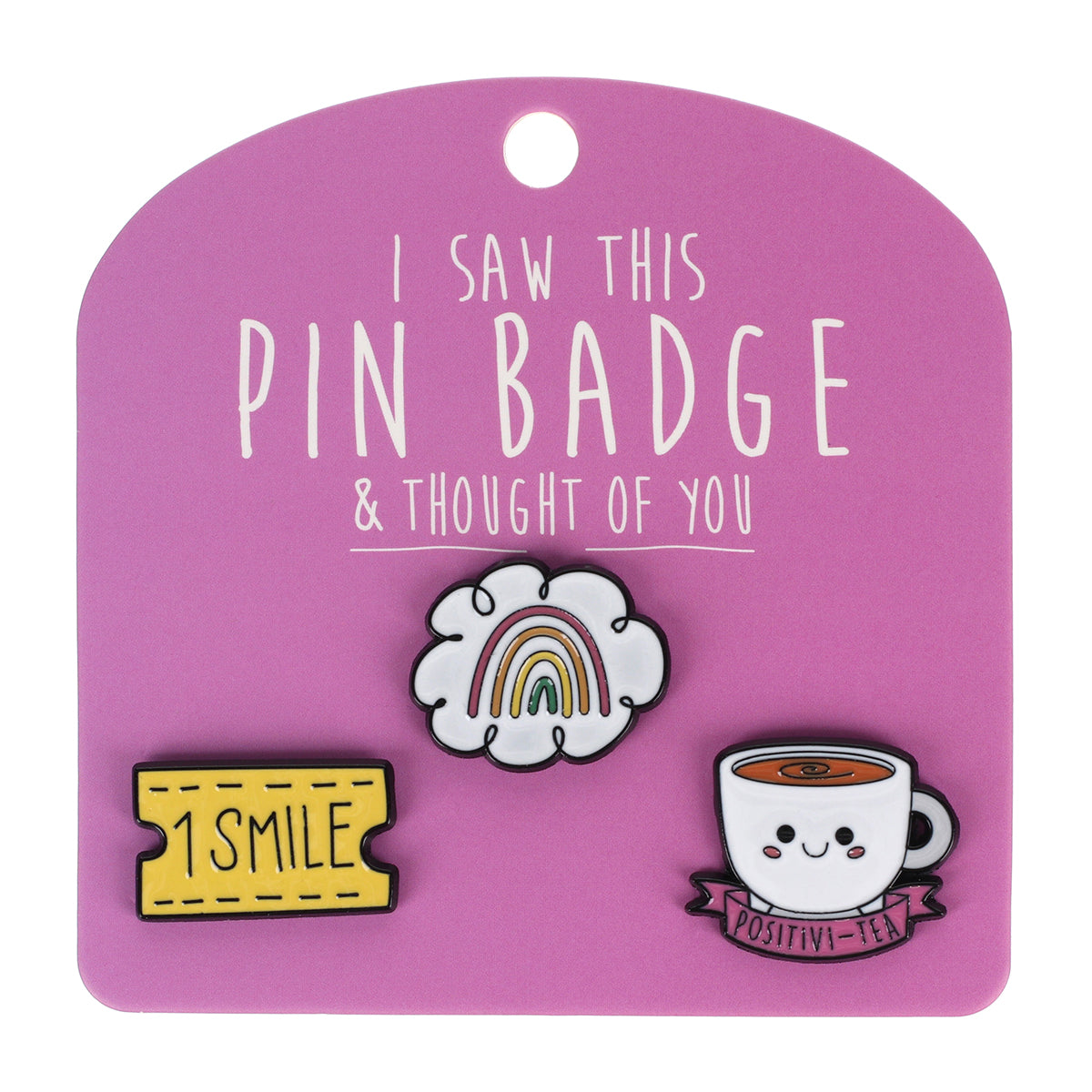 PIN071 - Pin Badges - Positivi- Tea