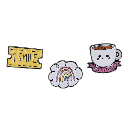 PIN071 - Pin Badges - Positivi- Tea
