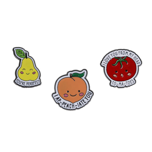 Pin Badges - To- Ma- Toes
