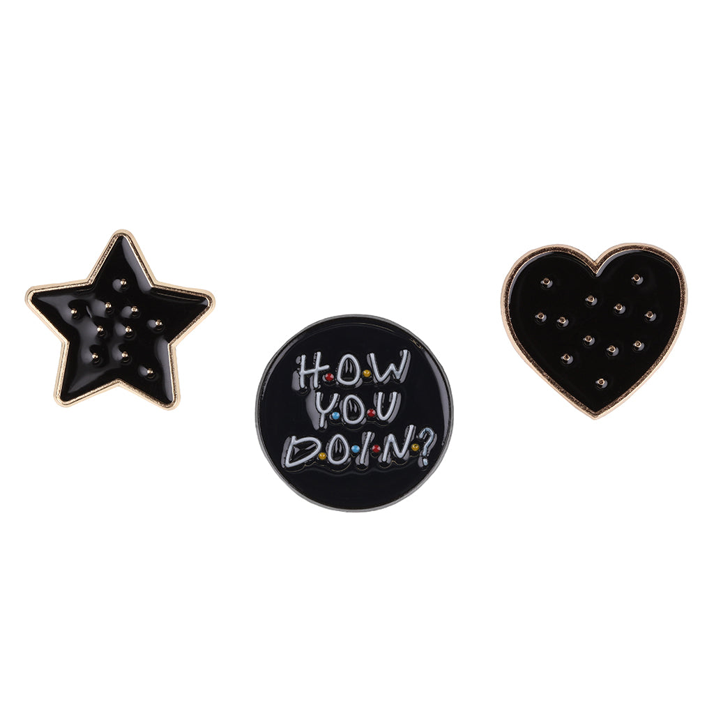PIN073 - Pin Badges - How You Doin?