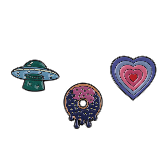 PIN075 - Pin Badges - Cosmic Heart