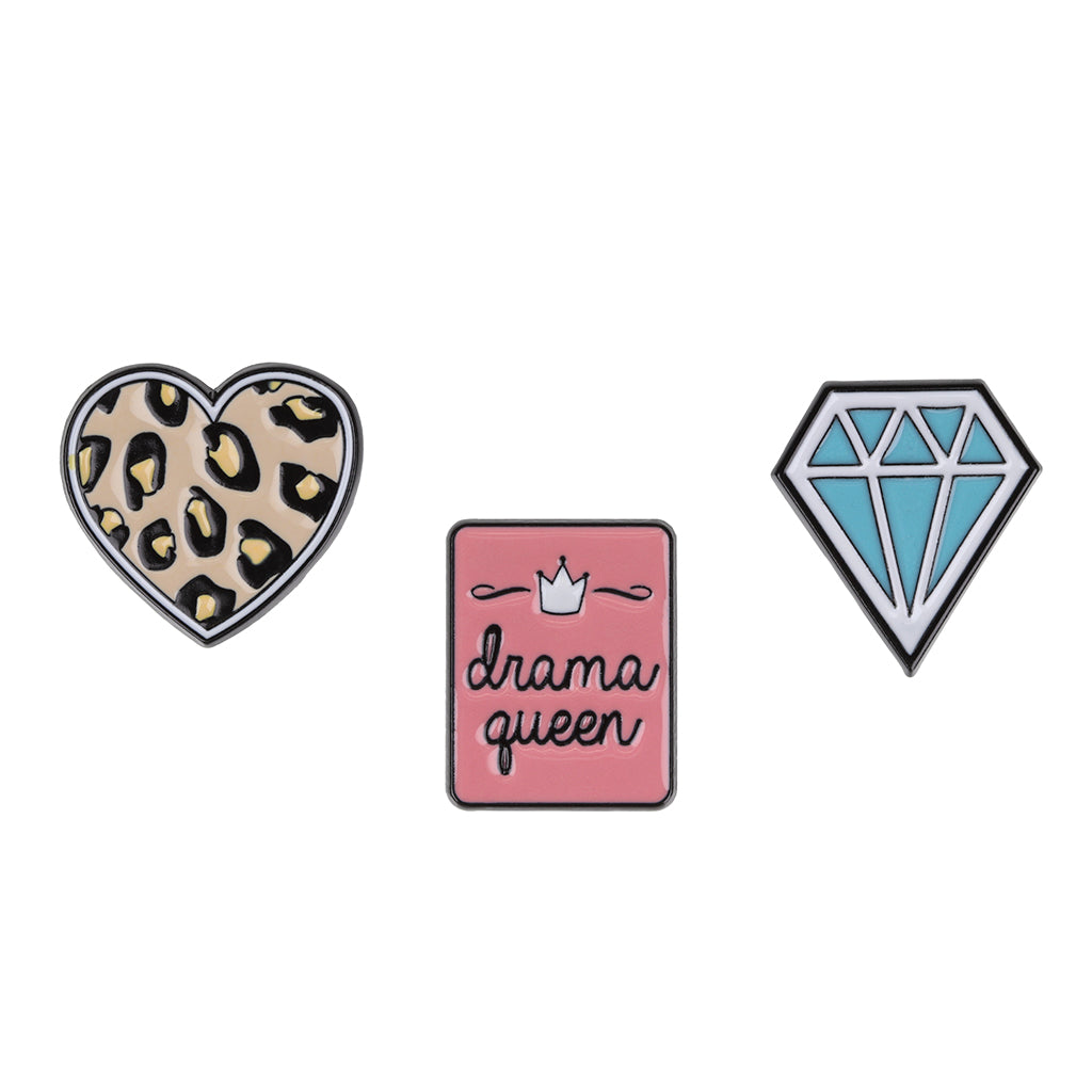 PIN077 - Pin Badges - Drama Queen
