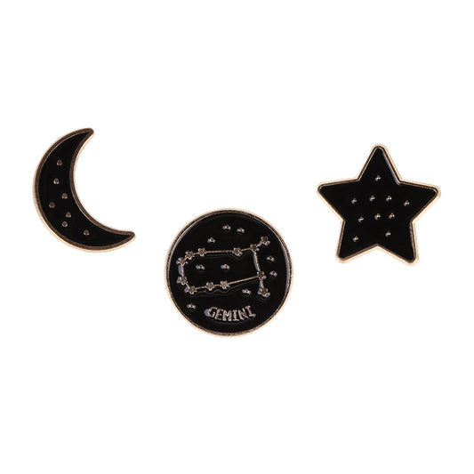PIN081 - Pin Badges - Gemini
