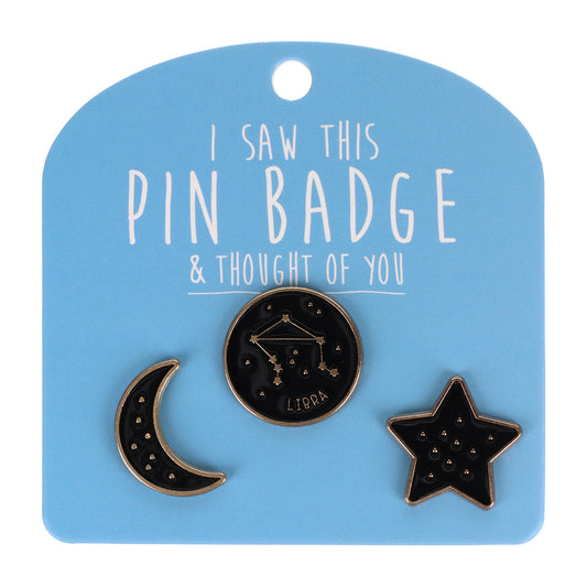 PIN085 - Pin Badges - Libra