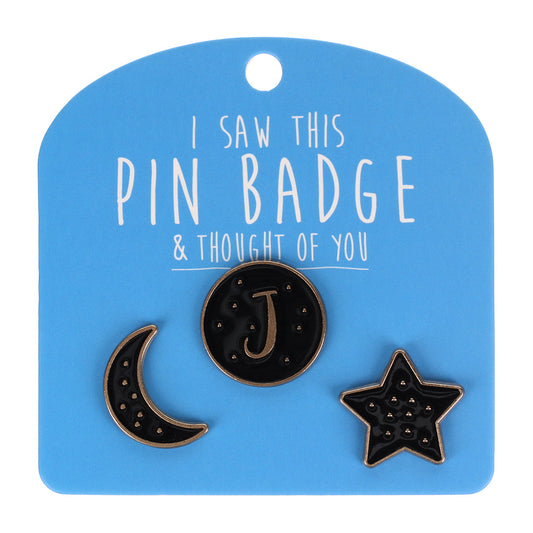 PIN101 - Pin Badges - J