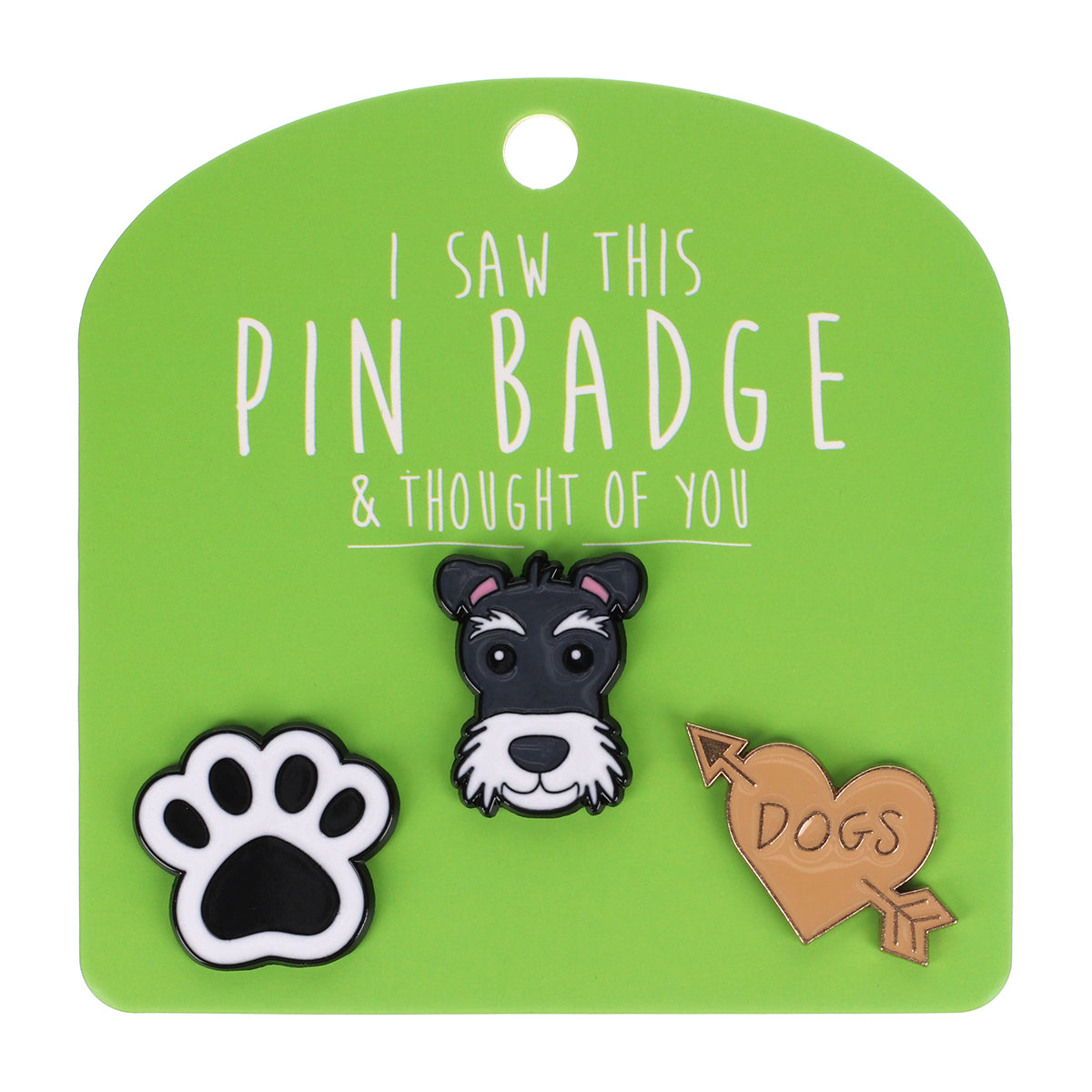 PIN119 - Pin Badges - Schnauzer