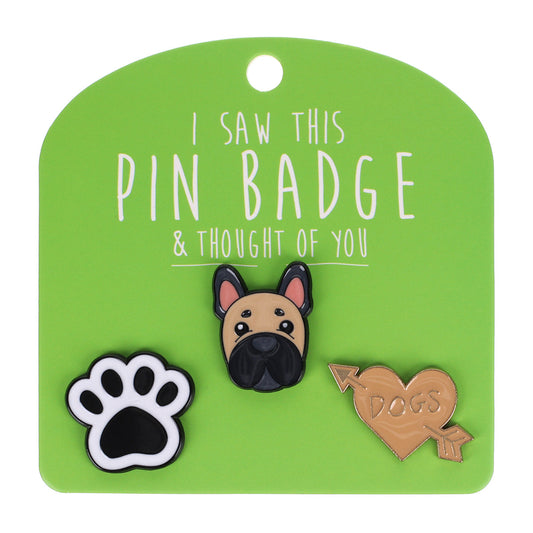 PIN122 - Pin Badges - Frenchie
