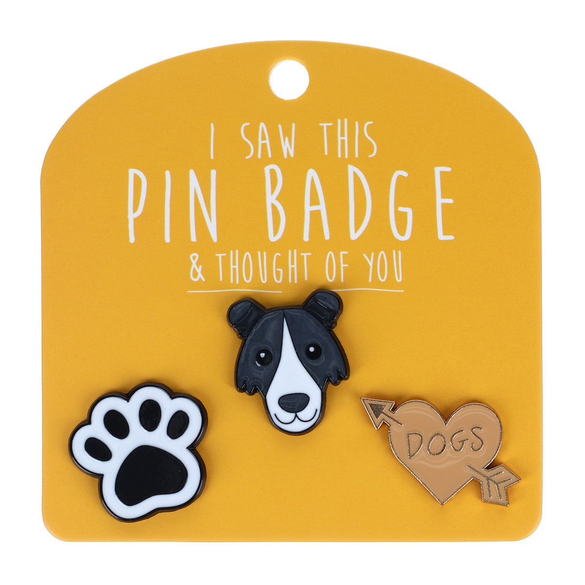 PIN123 - Pin Badges - Border Collie