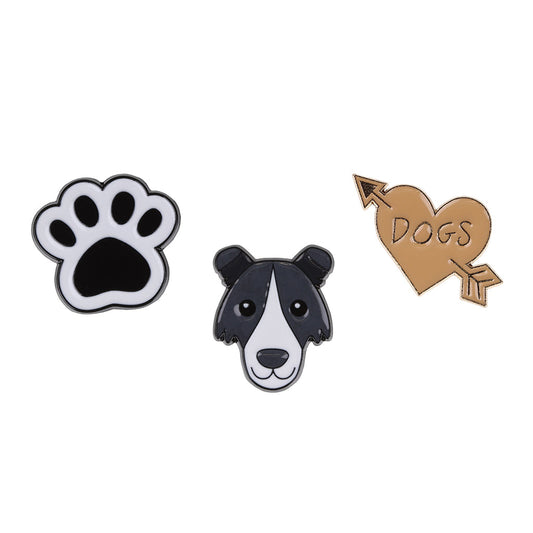 PIN123 - Pin Badges - Border Collie