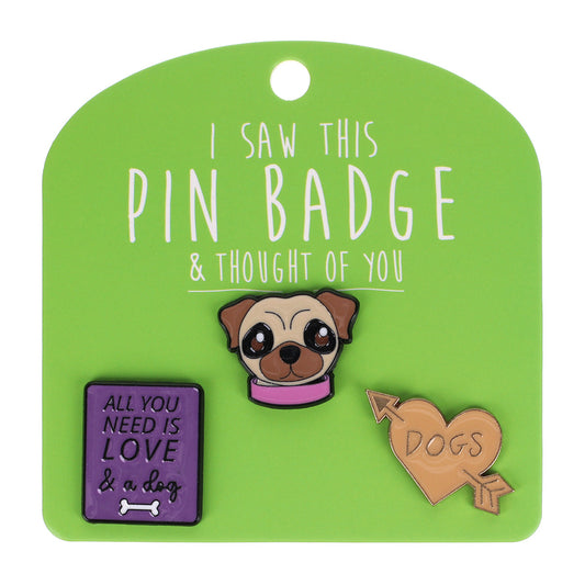 PIN125 - Pin Badges - Pug