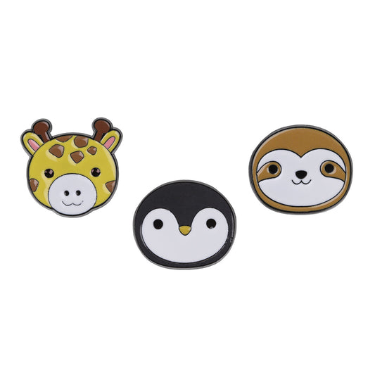 Pin Badges - Penguin Sloth