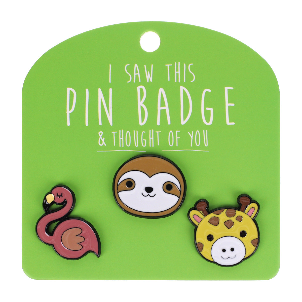 PIN128 - Pin Badges - Flamingo
