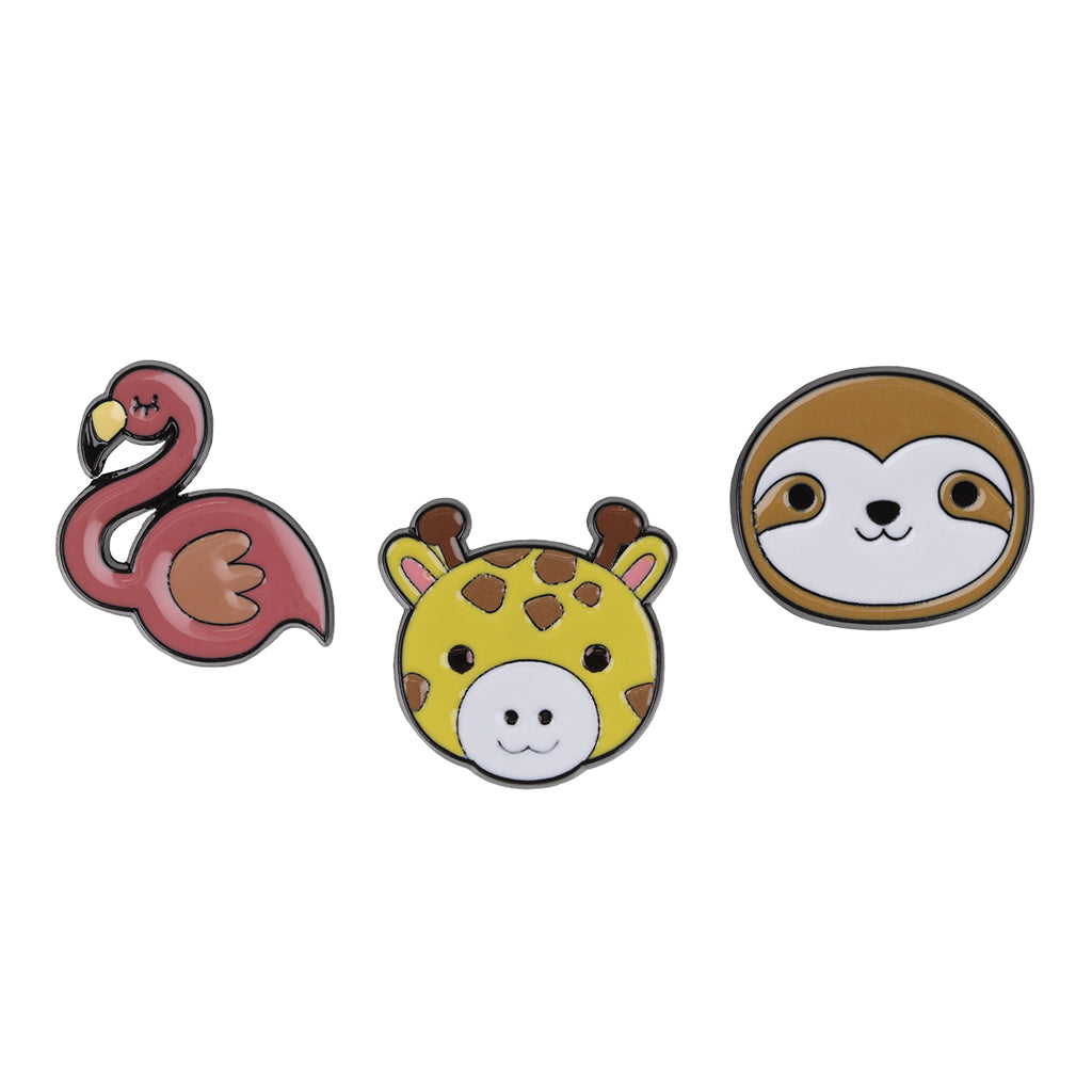 PIN128 - Pin Badges - Flamingo