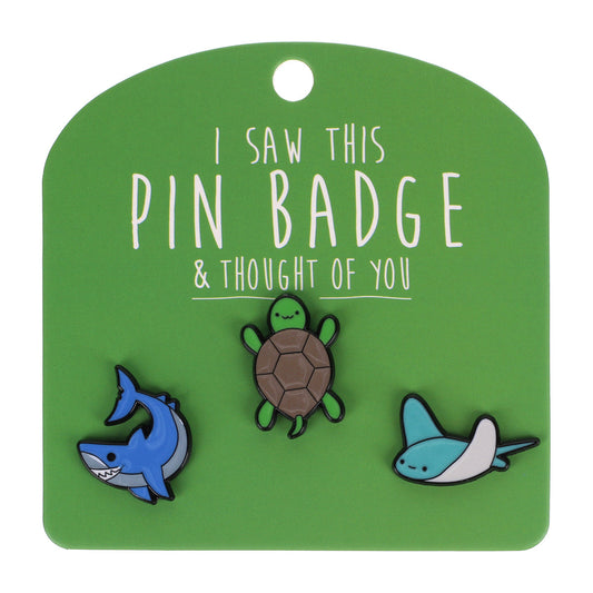 PIN133 - Pin Badges - Turtle Stingray