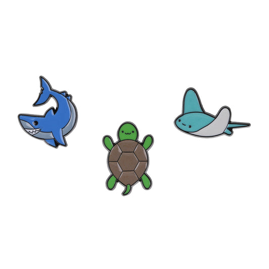 PIN133 - Pin Badges - Turtle Stingray