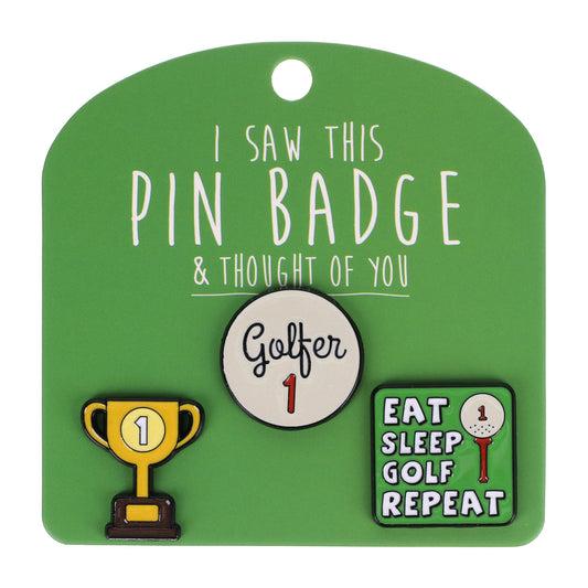 Pin Badges - Golfer