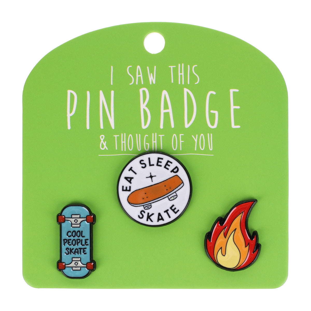 PIN146 - Pin Badges - Skate