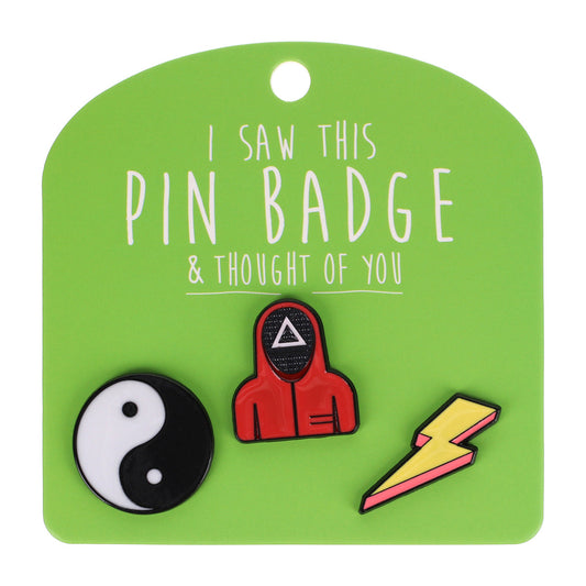 Pin Badges - Squid
