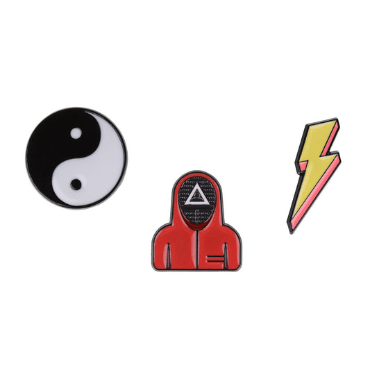 Pin Badges - Squid
