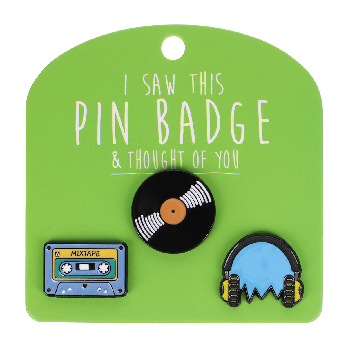 PIN155 - Pin Badges - Headphones