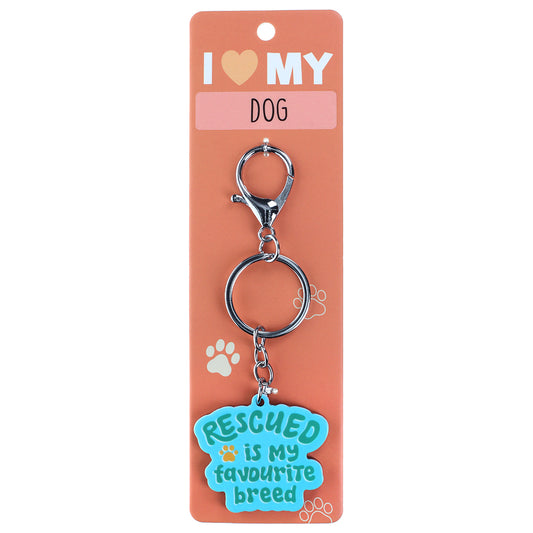 PK004 - Pet Keyring - Rescued