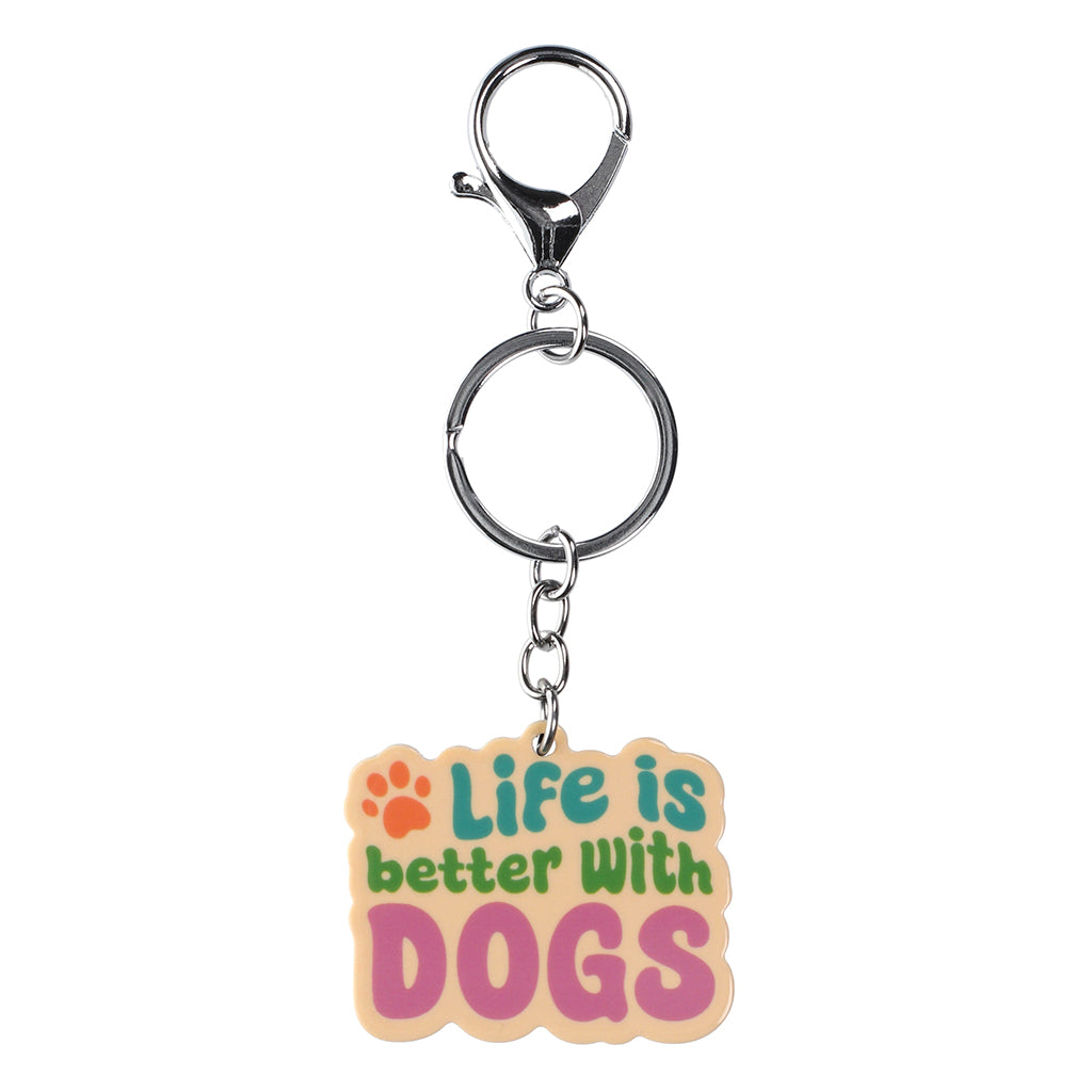 PK009 - Pet Keyring - Life Is Better