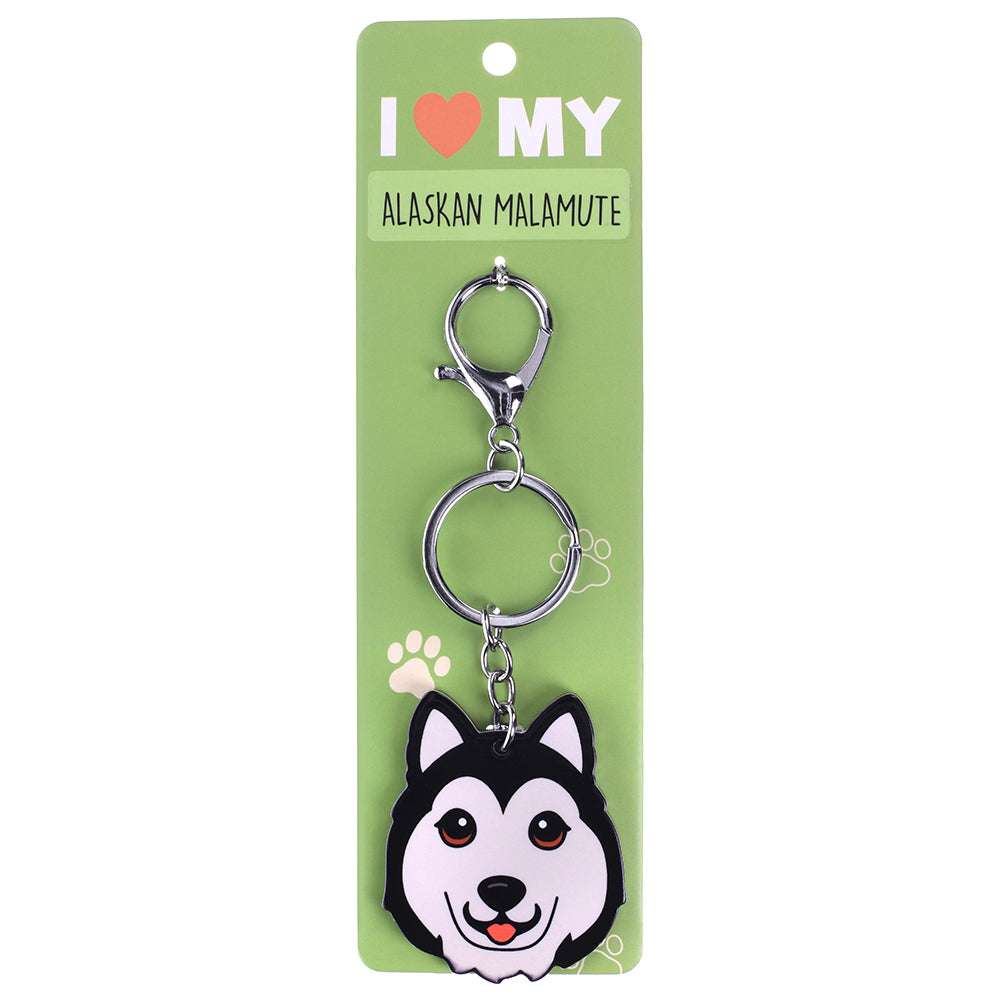 PK019 - Pet Keyring - Alaskan Malamute