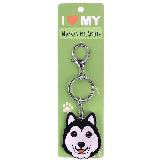 PK019 - Pet Keyring - Alaskan Malamute