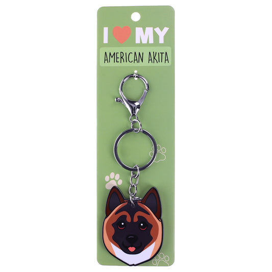 PK020 - Pet Keyring - American Akita