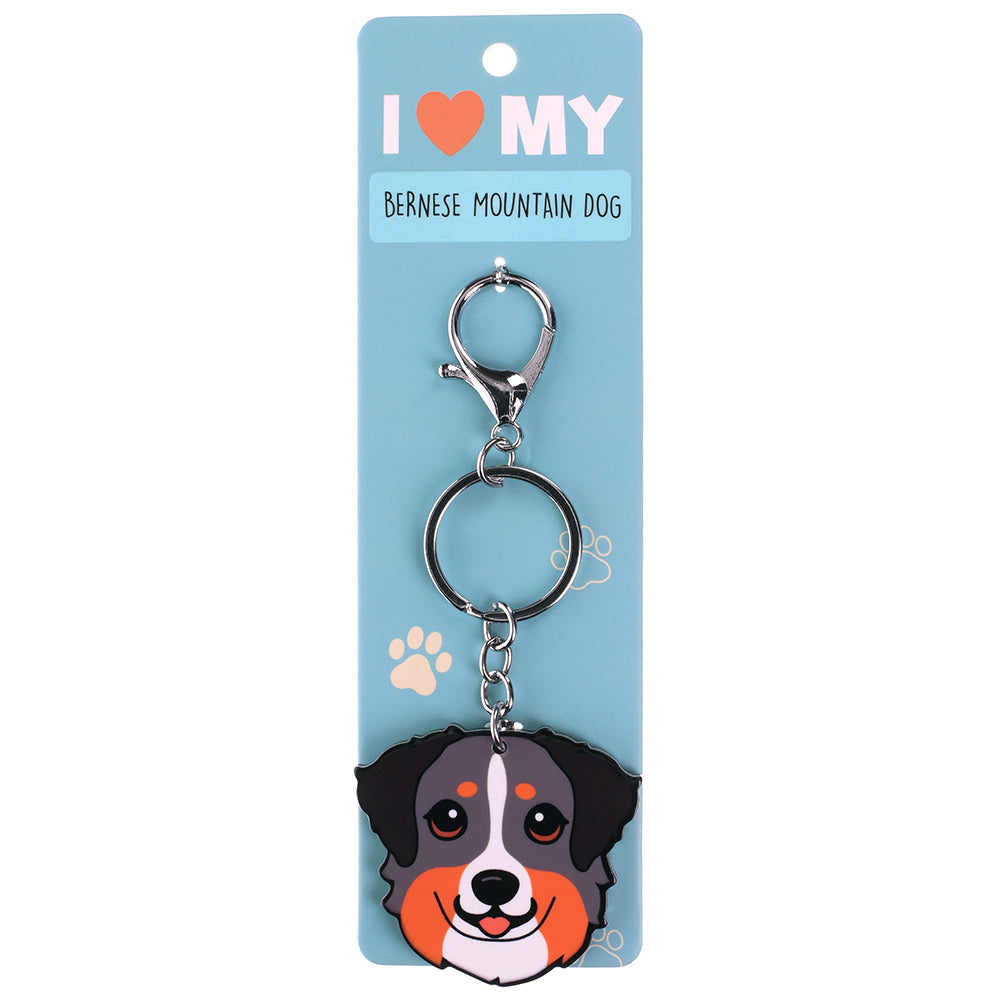 PK027 - Pet Keyring - Bernese Mountain Dog