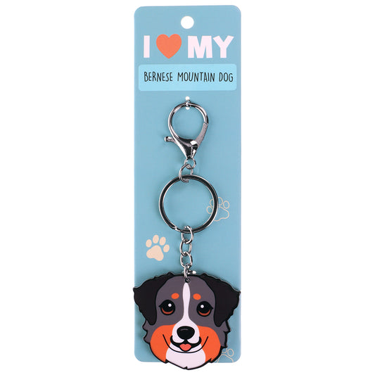 PK027 - Pet Keyring - Bernese Mountain Dog