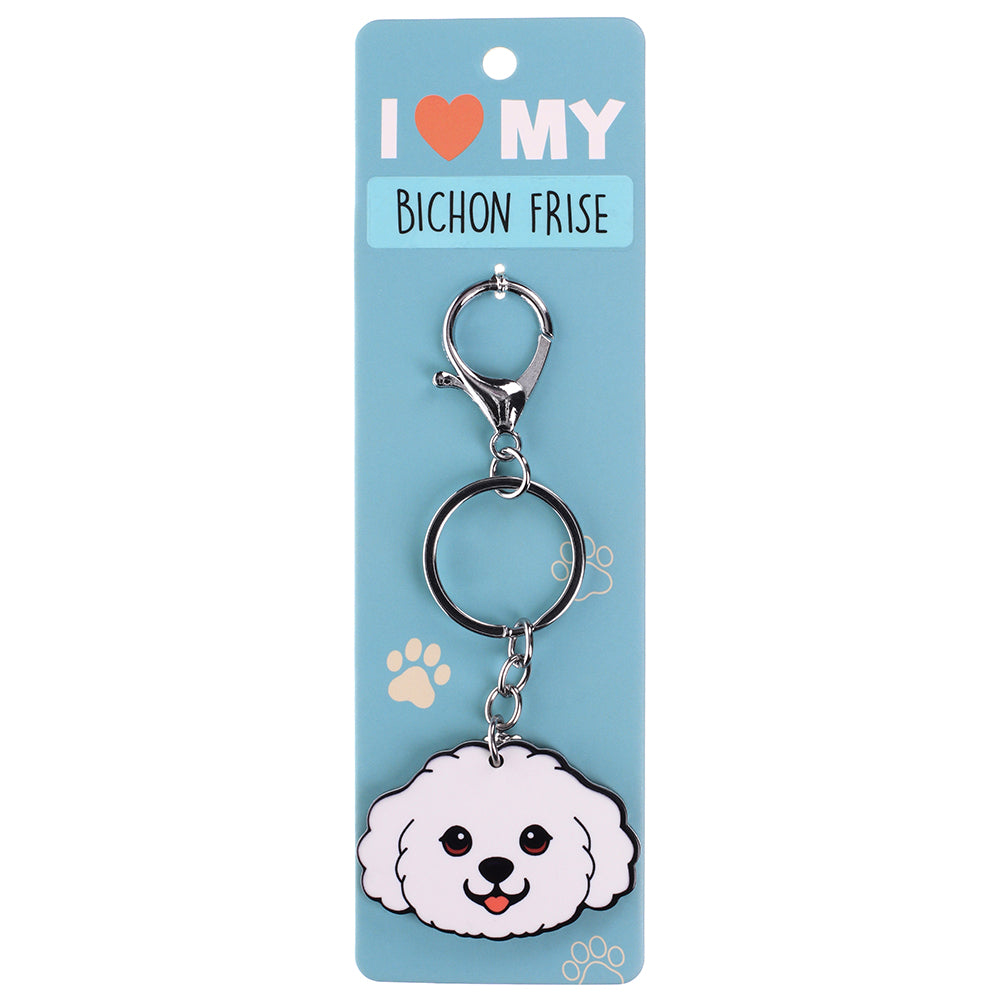 PK028 - Pet Keyring - Bichon Frise