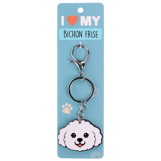 PK028 - Pet Keyring - Bichon Frise