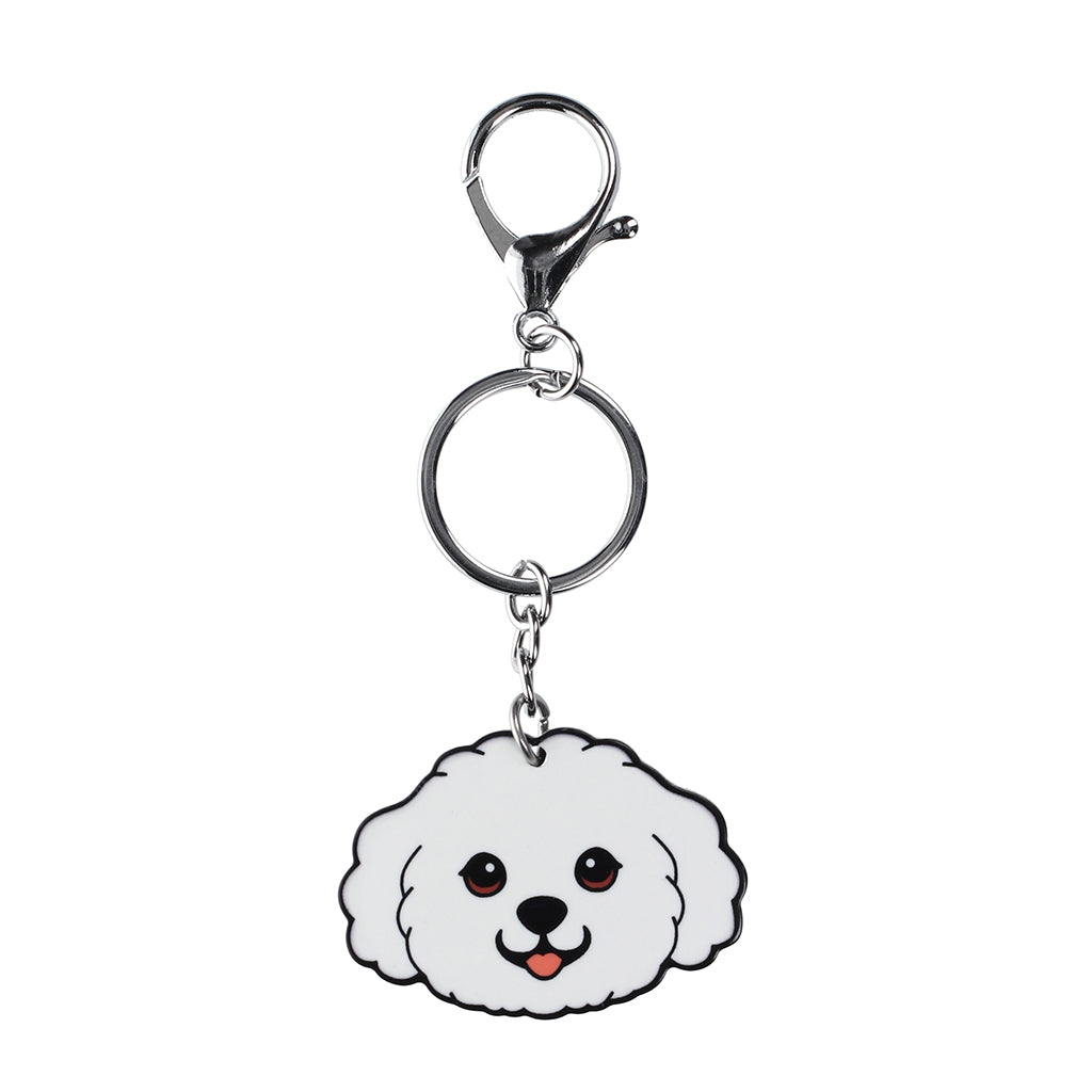 PK028 - Pet Keyring - Bichon Frise