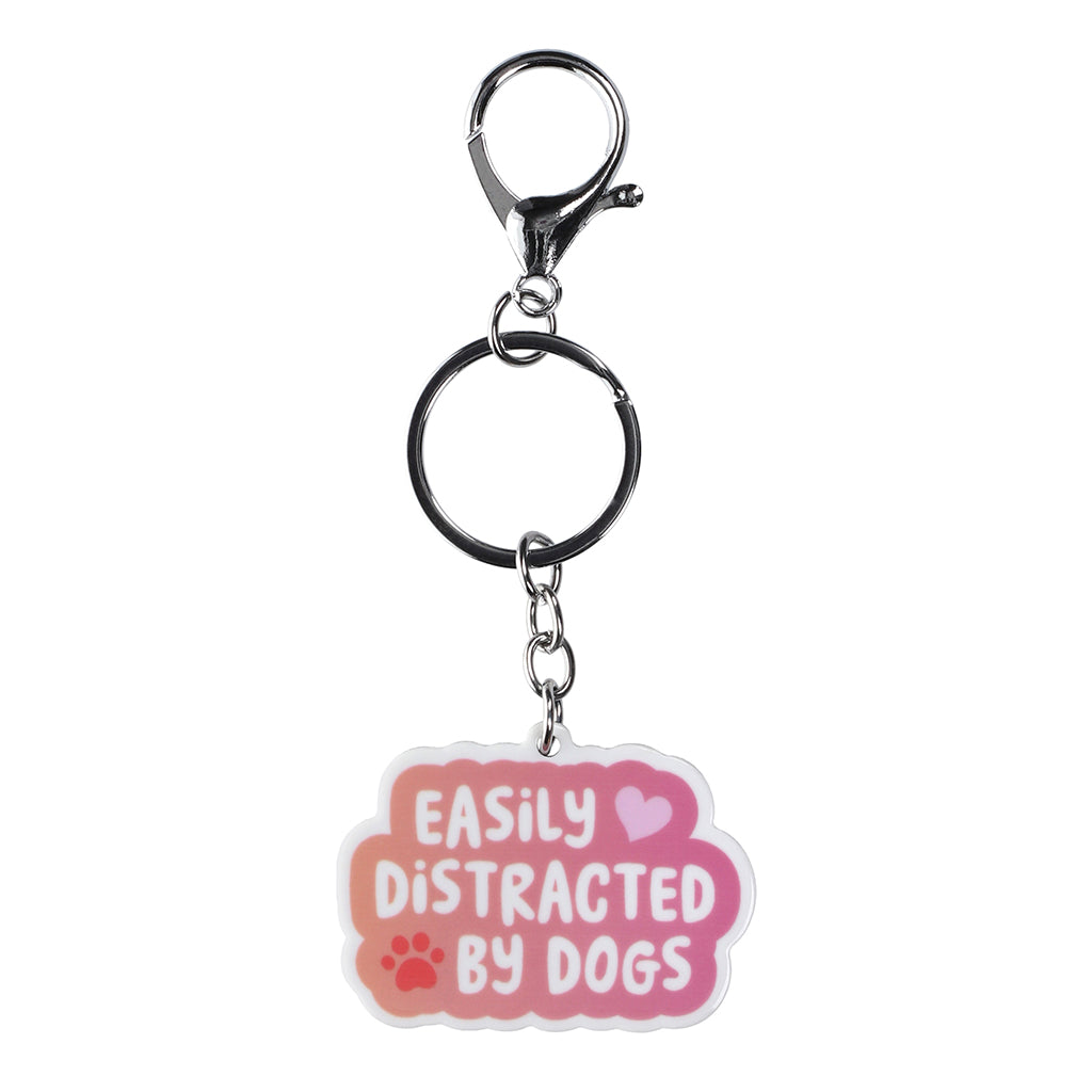 PK038 - Pet Keyring - Easily Distracted