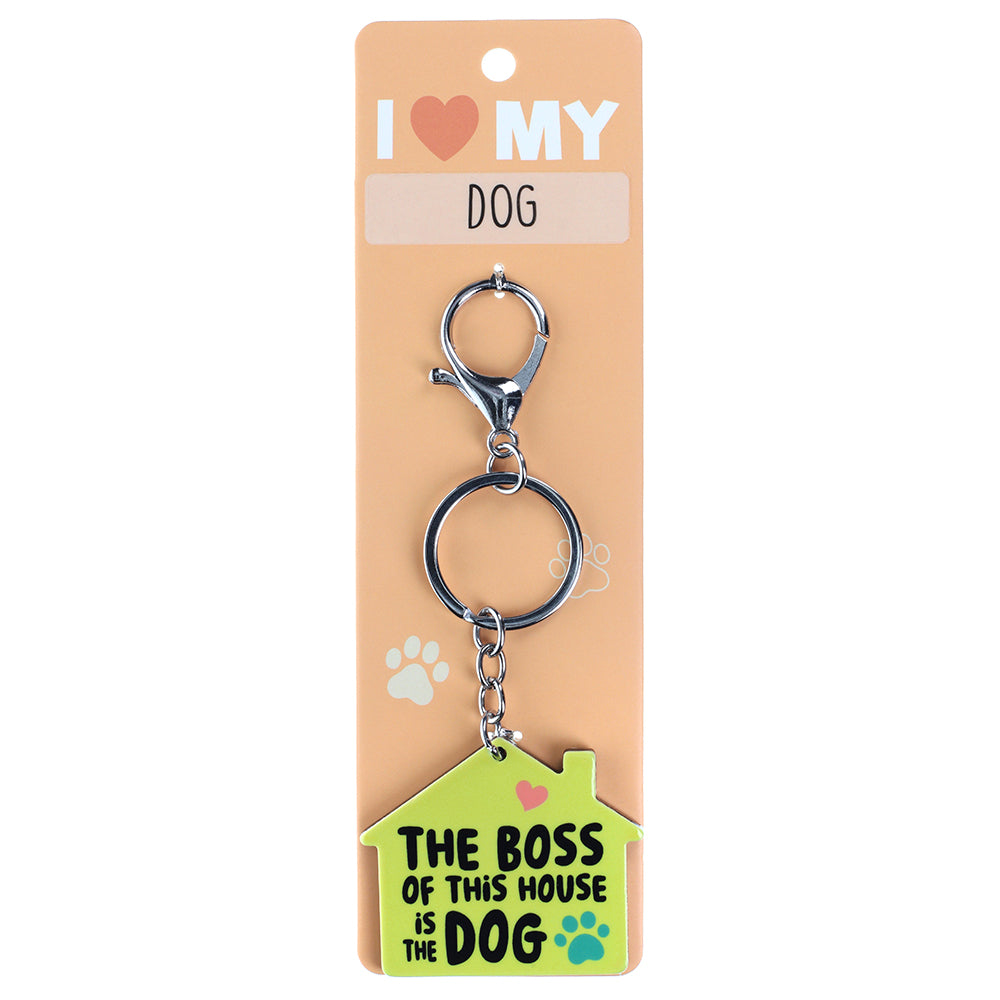 PK042 - Pet Keyring - The Boss