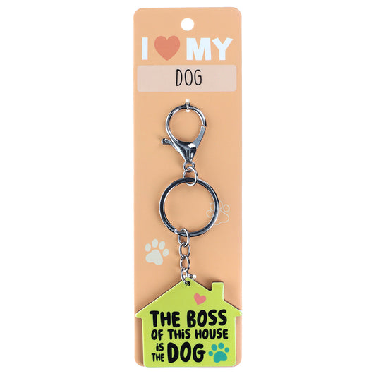 PK042 - Pet Keyring - The Boss