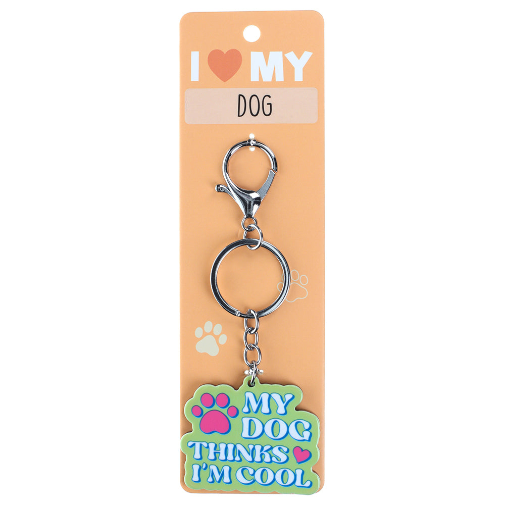 PK044 - Pet Keyring - My Dog Thinks