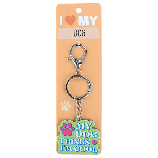 PK044 - Pet Keyring - My Dog Thinks
