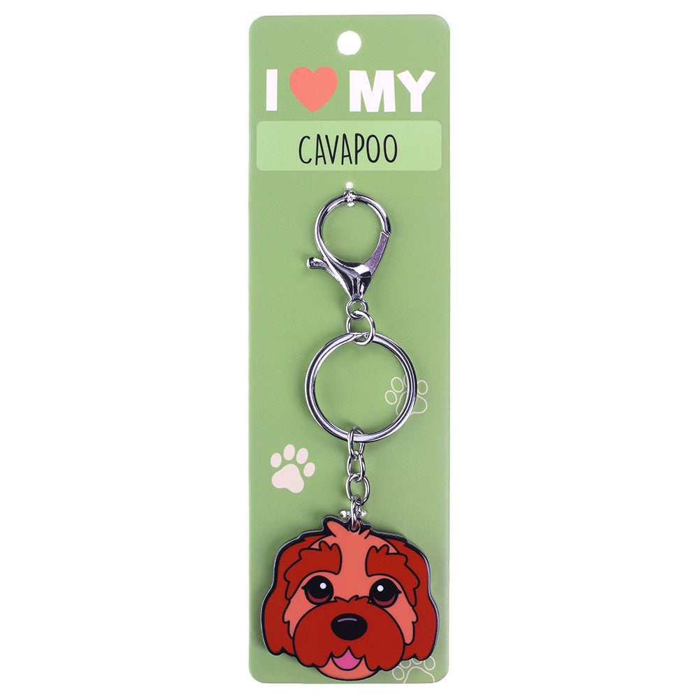 PK053 - Pet Keyring - Cavapoo Apricot