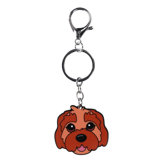 PK053 - Pet Keyring - Cavapoo Apricot