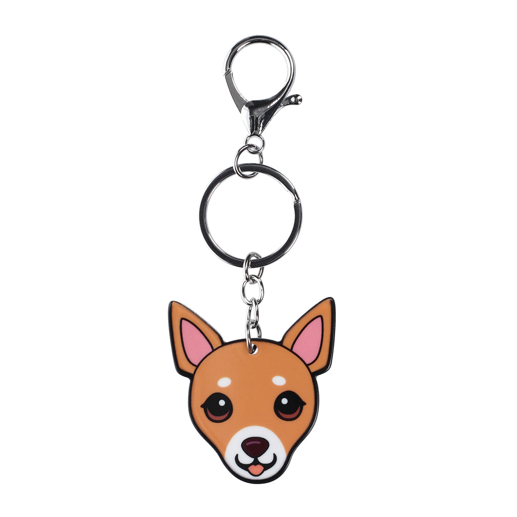 PK056 - Pet Keyring - Chihuahua Fawn