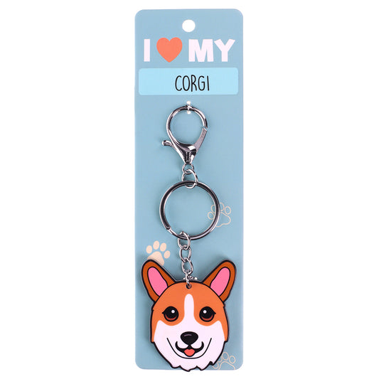 PK065 - Pet Keyring - Corgi